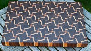 I Invented a New End Grain Pattern | Cutting Board Build Profile