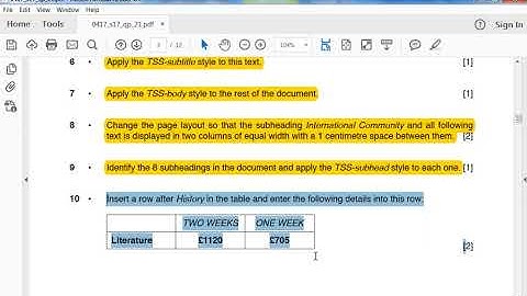 IGCSE ICT May/June 2017 Paper 21 Part 2