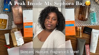 Take A Peak In My SEPHORA Bag!!😜🛍️ (Skin, Hair, Fragrance & More)