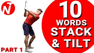 STACK & TILT IN 10 WORDS (PART 1) | Golf Tips | Lesson 127 screenshot 3