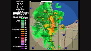 Doppler Radar - Attenuation Caused By Hail - Tmdw Hd 2015-08-19 0056-0209 Utc