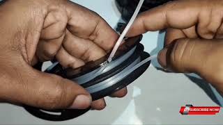 How To Replace Trimmer Nylon String | Brush Cutter Nylon Wire Replacement |Trimmer Wire Replacement