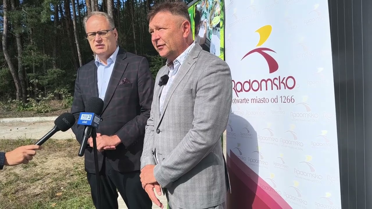 Modernizacja systemu oczyszczania ścieków w Radomsku - brifing prasowy