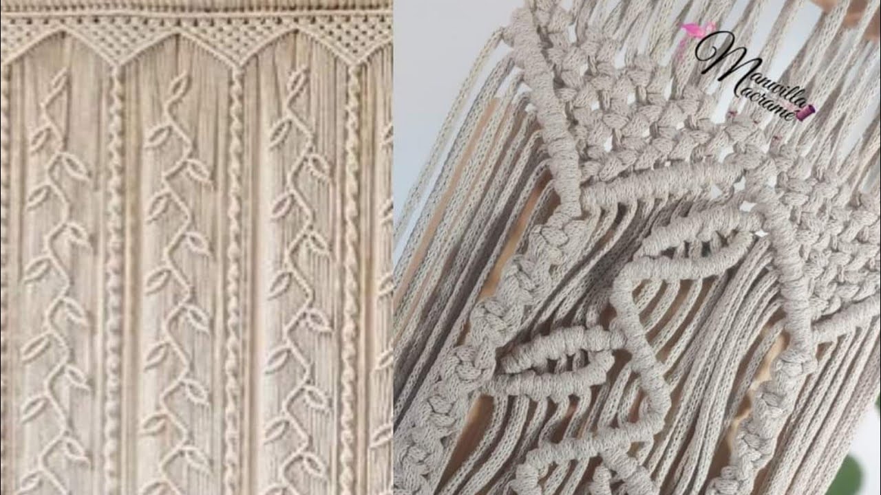 ستارة مكرميه ترندي /ستارة ورق شجر /مكرميه ورق شجر / macrame art/manal_elmawardy /manwilla