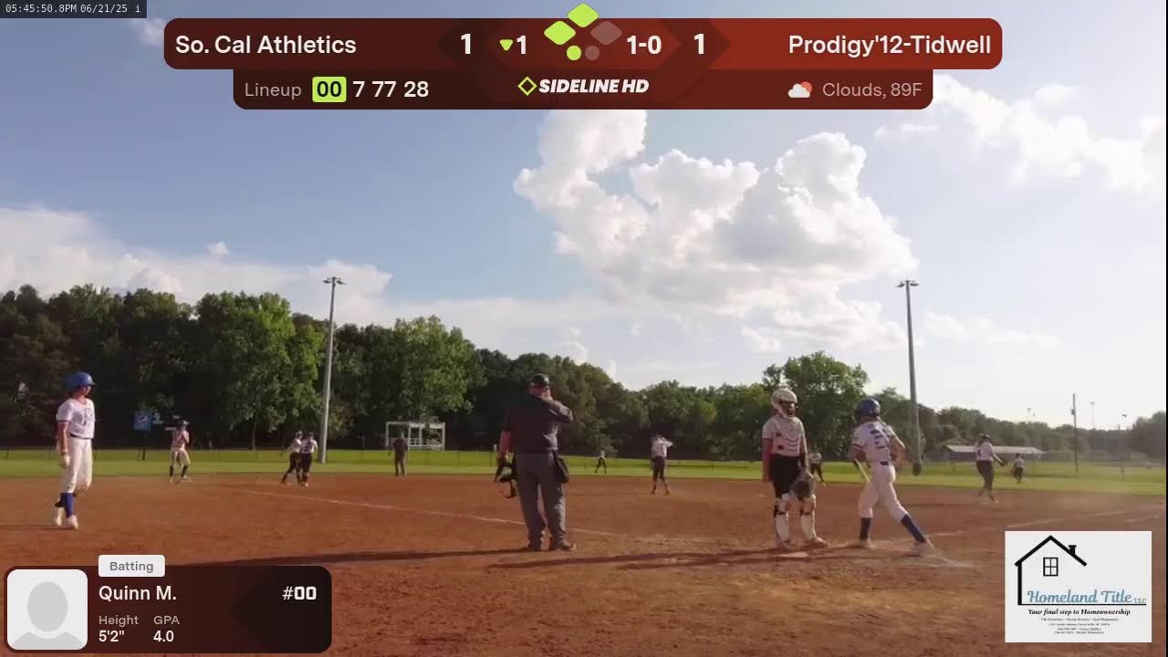 So. Cal Athletics vs Prodigy Fastpitch (2025.06.21)