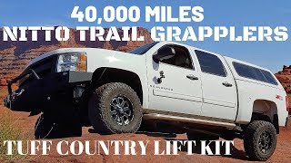 Nitto Trail grappler 40k mile update &amp; Tuff Country lift kit
