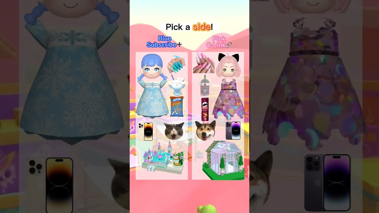 Pick a side!😃🤧🤠