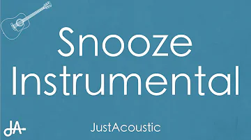 Snooze - SZA (Acoustic Instrumental)