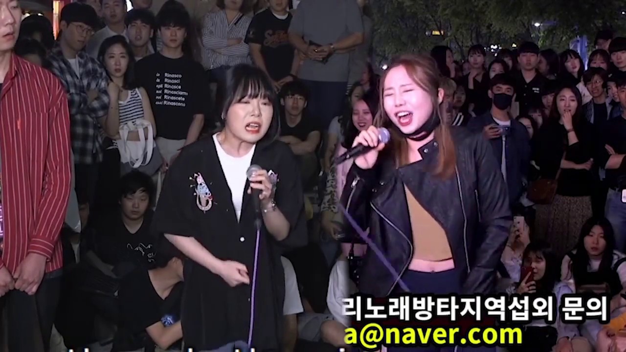 【韩国街头练歌房】 K POP COVER：Sia Chandelier ktv现场网络直播 P2 两个小姐姐演唱chandelier的混剪