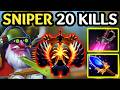 🔥 SNIPER Mid God Mode — 20 Kills, Nobody Can Touch Him! 🔥 Dota 2 Gameplay