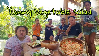 Yummy fresh vegetable salad @ReaFeelingera