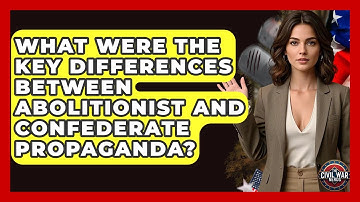 What Were The Key Differences Between Abolitionist And Confederate Propaganda? - The Civil War Nerds