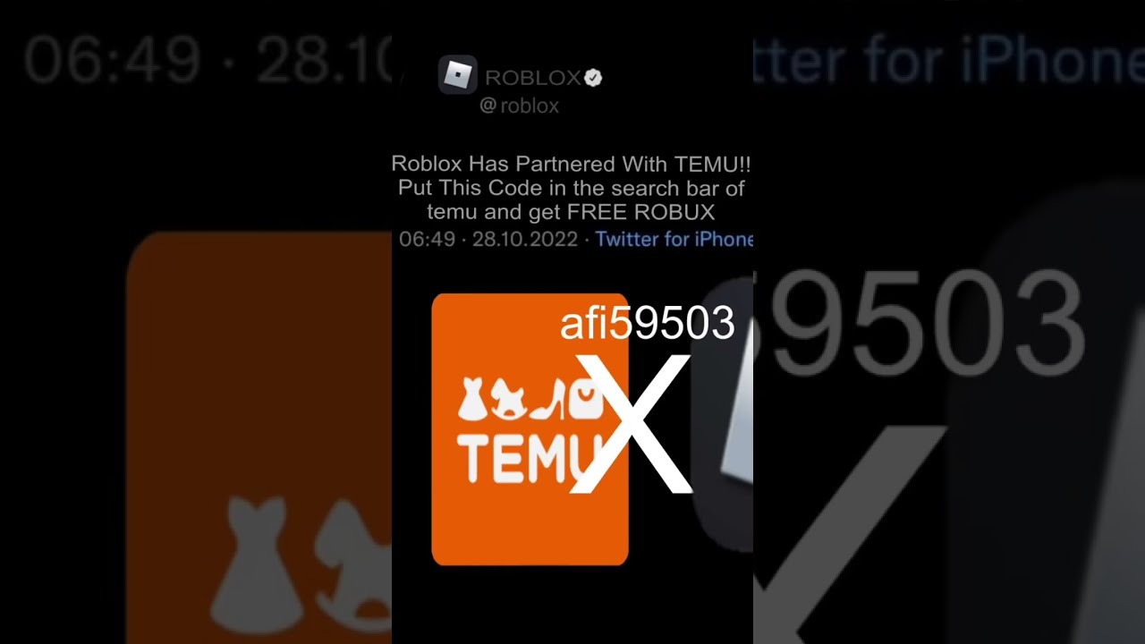 OMG ROBLOX PARTNERED WITH TEMU😭 #shorts #viral #change #stop