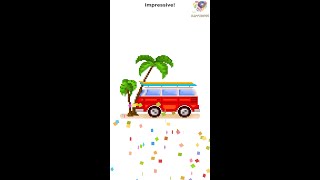 Coloring Pixel art Travel Car - Pixel art screenshot 5