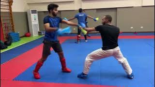 reaction training kumite | rank no.1 75 kg  Abdallah mamdoh | super karate