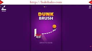 Dunk Brush is Skill game and play free game on mobile,computer,tablet, laptop screenshot 2