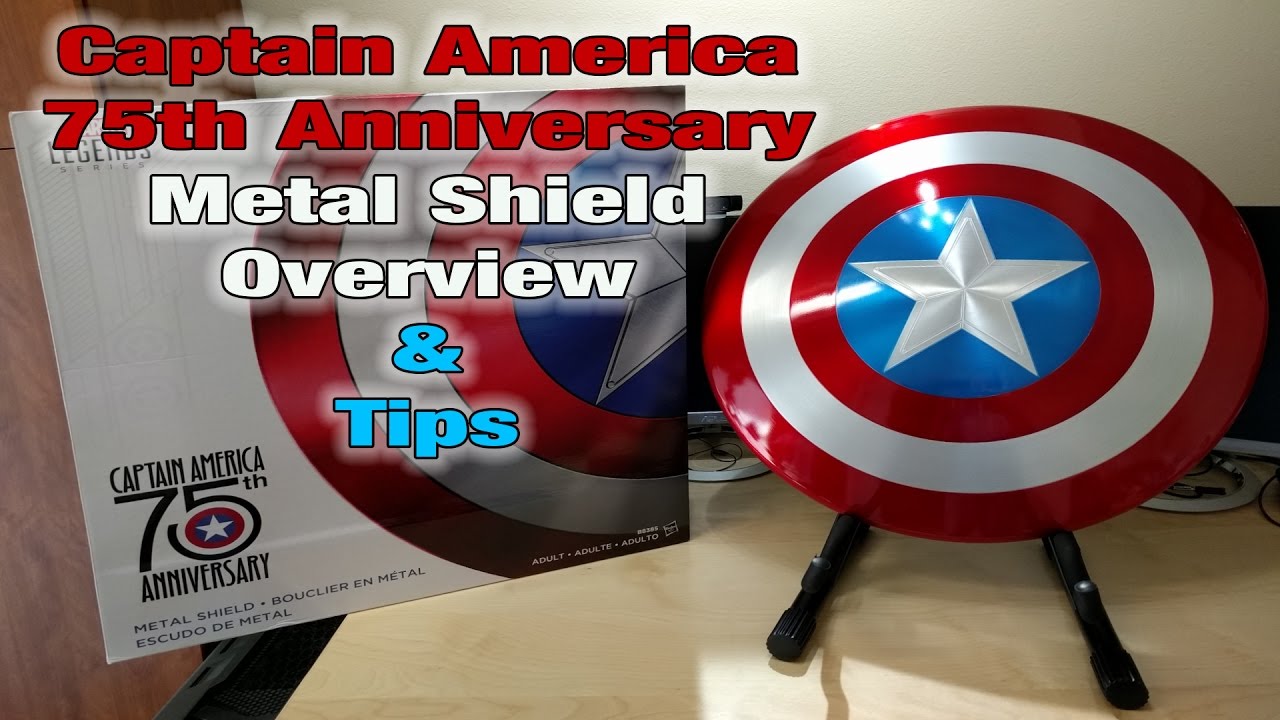 captain america shield replica 75th anniversary