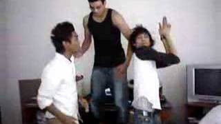 College dorm dancing