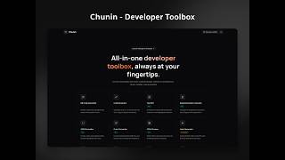 CHUNIN just got 5 New FREE Developer Tools 🔥