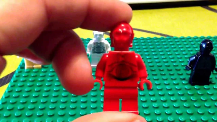LEGO Star Wars protocol droid comparison.