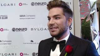 Adam Lambert Interview - Elton John's Oscar Viewing Party