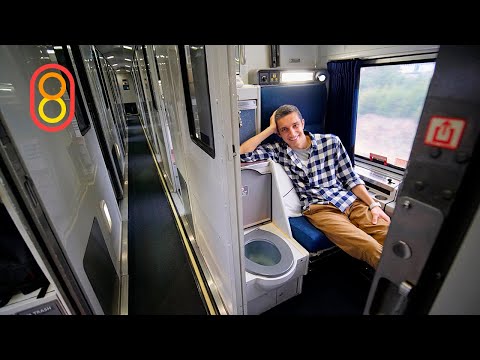 Видео: Каково это было кататься по рельсам нового американского железнодорожного маршрута Rocky Mountaineer