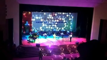 tiết mục độc tấu 55 năm thành lập  trường của thầy cô trường cao đẳng văn hóa nghệ thuật Tây Bắc