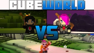 Cube World - Rogue/Warrior VS. OP Mage Boss