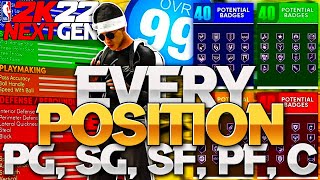 BEST BUILD AT EVERY POSITION NBA 2K22 NEXT GEN! TOP 5 BEST BUILDS NBA 2K22! BEST BUILD 2K22 NEXT GEN