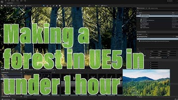 Creating a Forest in UE5 in under 1 hour | Making of Time-lapse