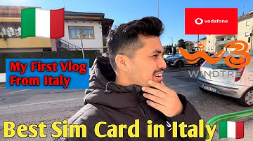 My First Vlog From Italy 🇮🇹 || Which SIM Card Are Good In Italy🇮🇹
