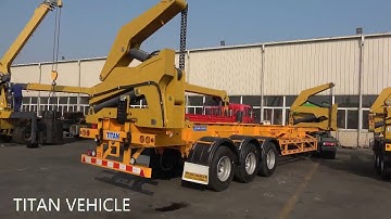 What is a side loader truck for a container? 37/45 tons 20/40 feet hammar sidelifter trailer