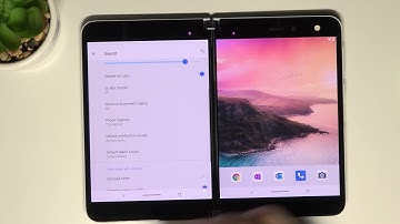 How to Change Notification Sound on MICROSOFT Surface Duo - Sound Settings