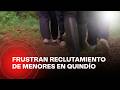 Descubren a 21 disidentes transportando a 12 menores reclutados para las filas de 'Iván Mordisco'