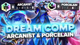 8 ARCANIST & 6 PORCELAIN EXODIA BOARD!!! | Teamfight Tactics Set 11 Ranked