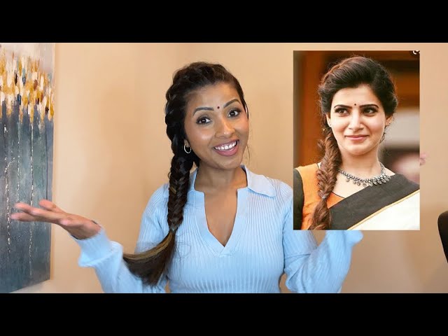 Actress samantha inspired hairstyle tutorial | Quick party hairstyle | -  YouTube | Hairstyle, Womens hairstyles, Hairstyle youtube