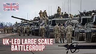 UK-led conducts large scale battlegroup in Estonia