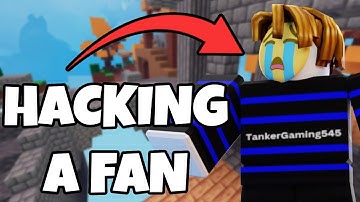 I 1v1ed A HACKER WHO HACKED MY FRIEND… (Roblox Bedwars)