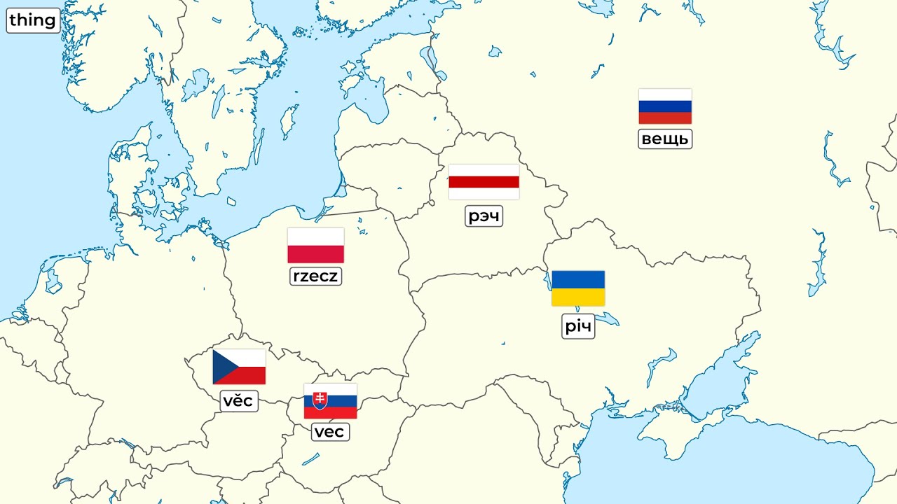 Slavic Languages Vs. Russian Slavic Languages Comparison - YouTube