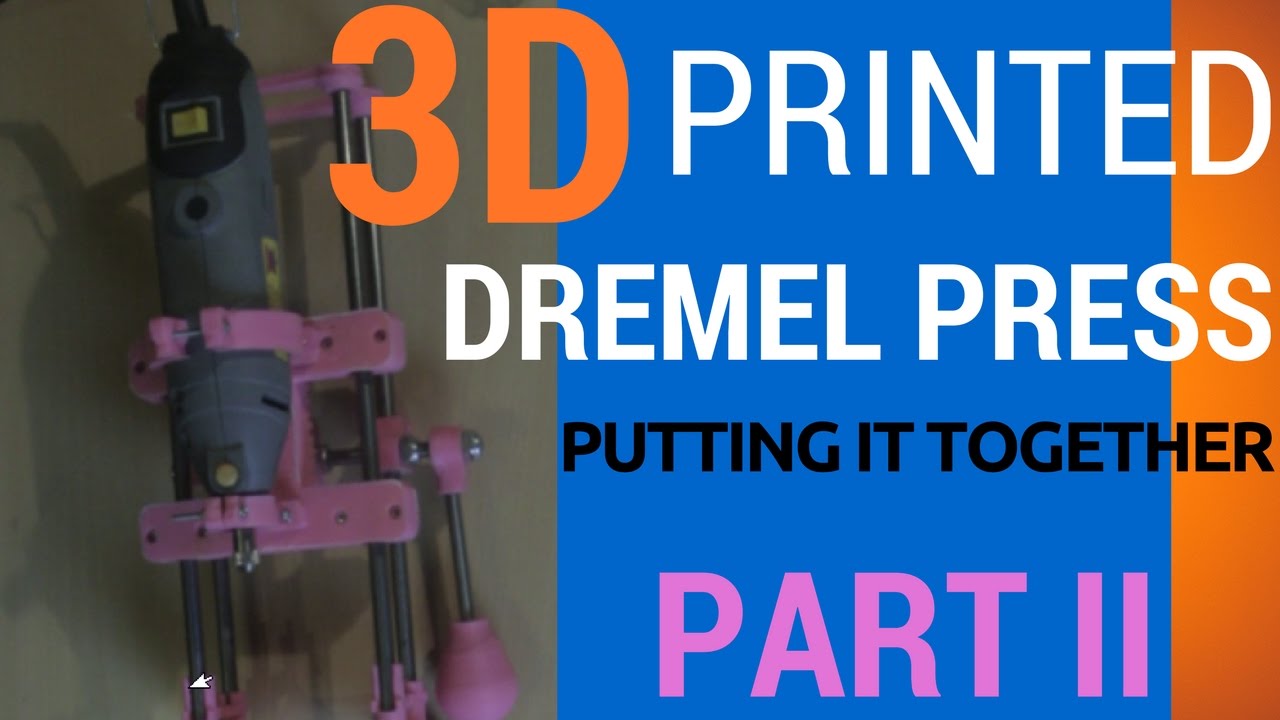 Drill press for a Dremel by mitchnajmitch - Thingiverse