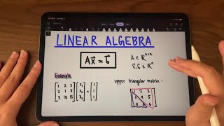 ASMR teaching you Linear Algebra