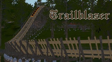 Trailblazer (Updated POV) | Custom Terrain Wood Coaster | NoLimits 2 Pro FVD++