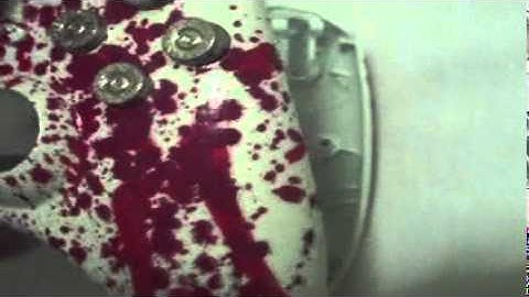 Blood Splatter/Spatter Xbox 360 custom controller SHELL