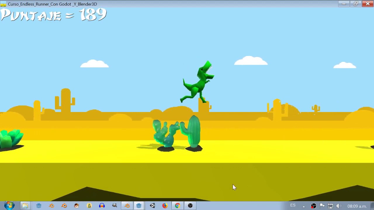 Endless Runner 3D Godot Engine - YouTube