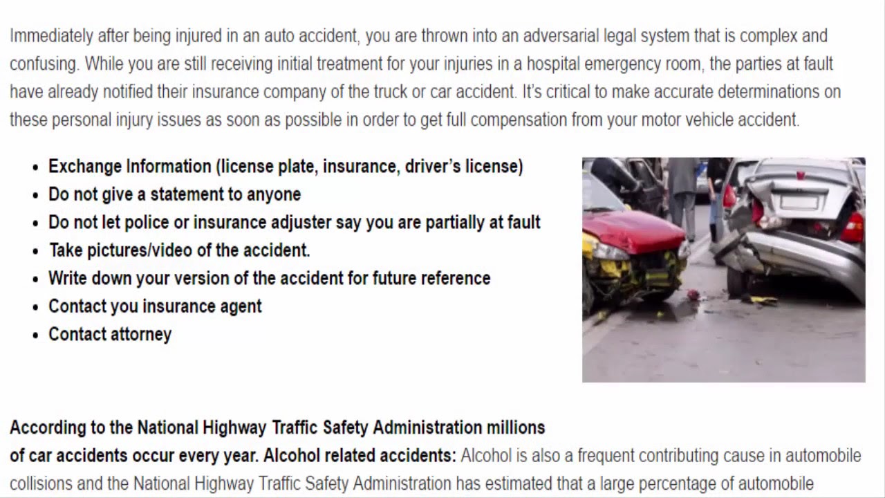 denver auto accident attorneys YouTube