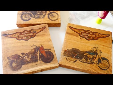 How to transfer an inkjet photo to wood 