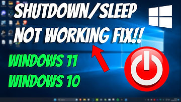 How To Fix Power Button Shutdown Sleep Settings Not Working