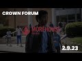 Crown Forum | Moss Oratorical Contest #morehousecollege #Morehouse #CrownForum