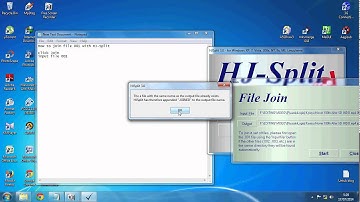 Tutorial join File 001 with Hj split