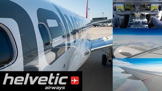 ✈ TRIP REPORT #49 | Helvetic E190-E2 London City to Zurich